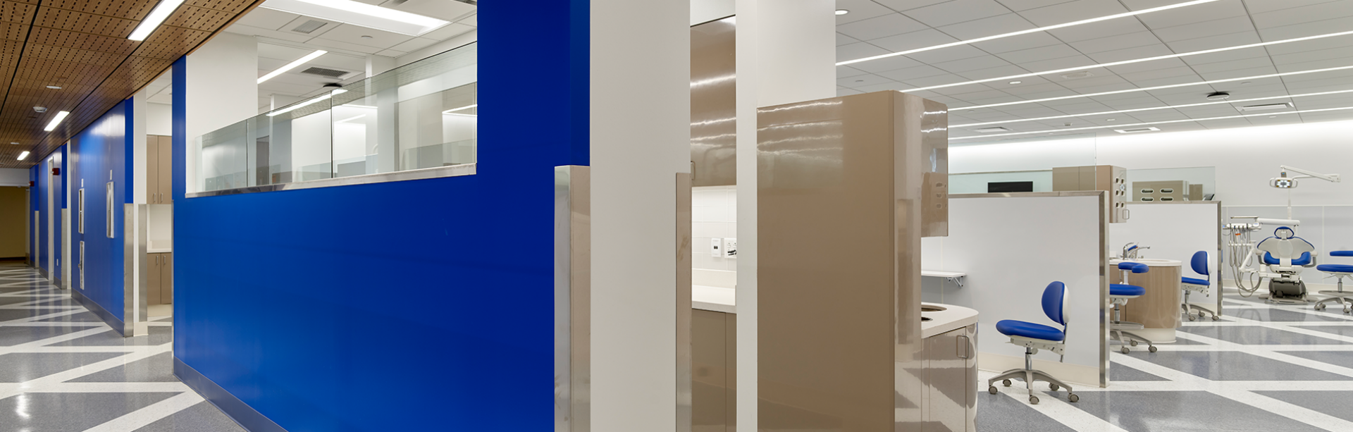 Inside the UB Dental clinic.